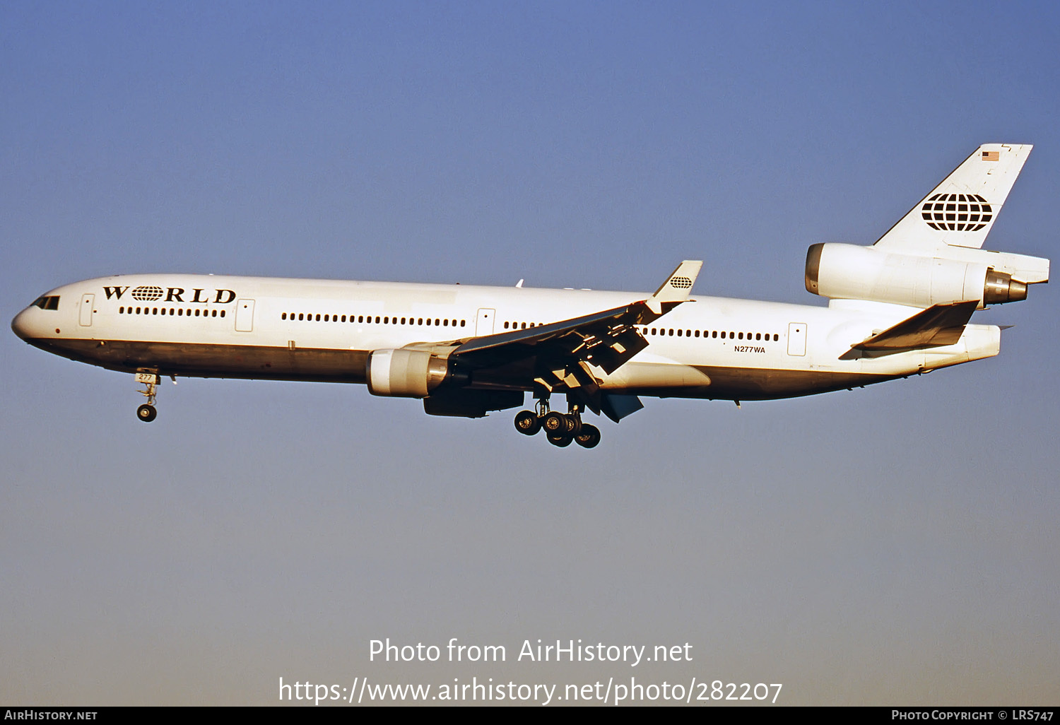 Aircraft Photo of N277WA | McDonnell Douglas MD-11 | World Airways | AirHistory.net #282207