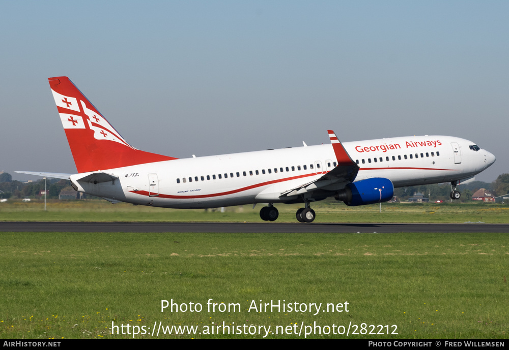 Aircraft Photo of 4L-TGC | Boeing 737-8FH | Georgian Airways | AirHistory.net #282212