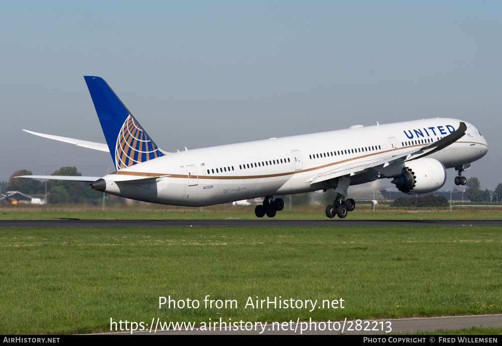 Aircraft Photo of N12005 | Boeing 787-10 Dreamliner | United Airlines | AirHistory.net #282213