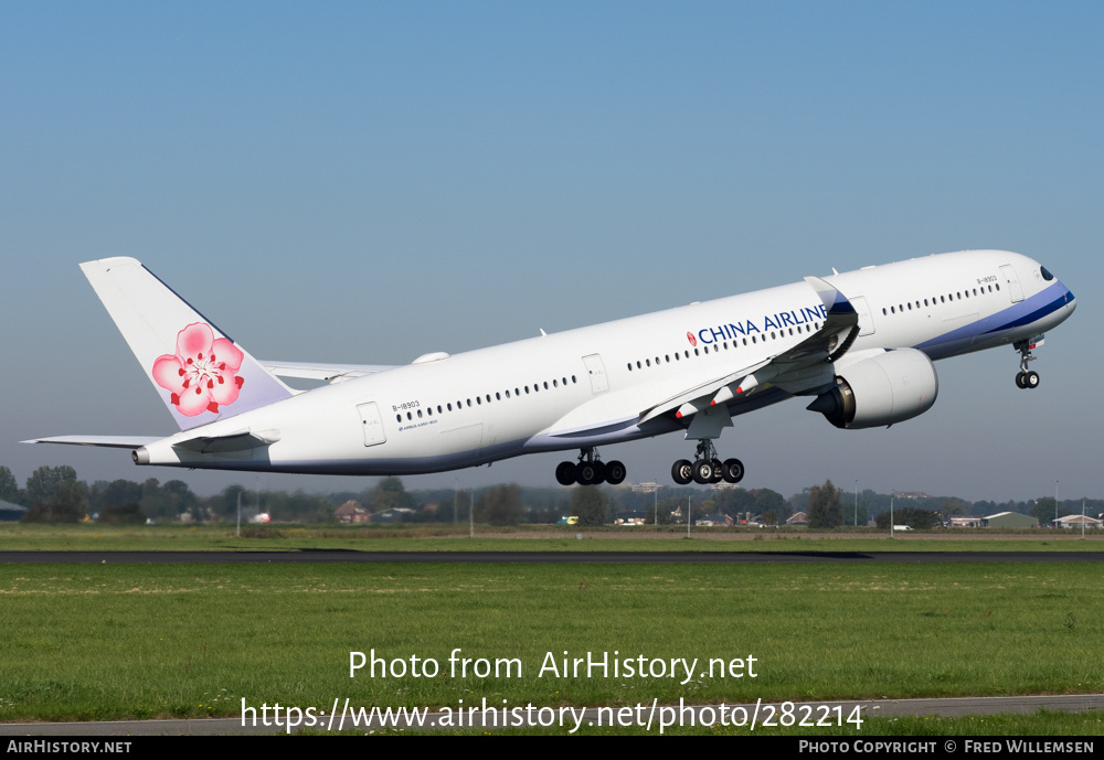 Aircraft Photo of B-18903 | Airbus A350-941 | China Airlines | AirHistory.net #282214