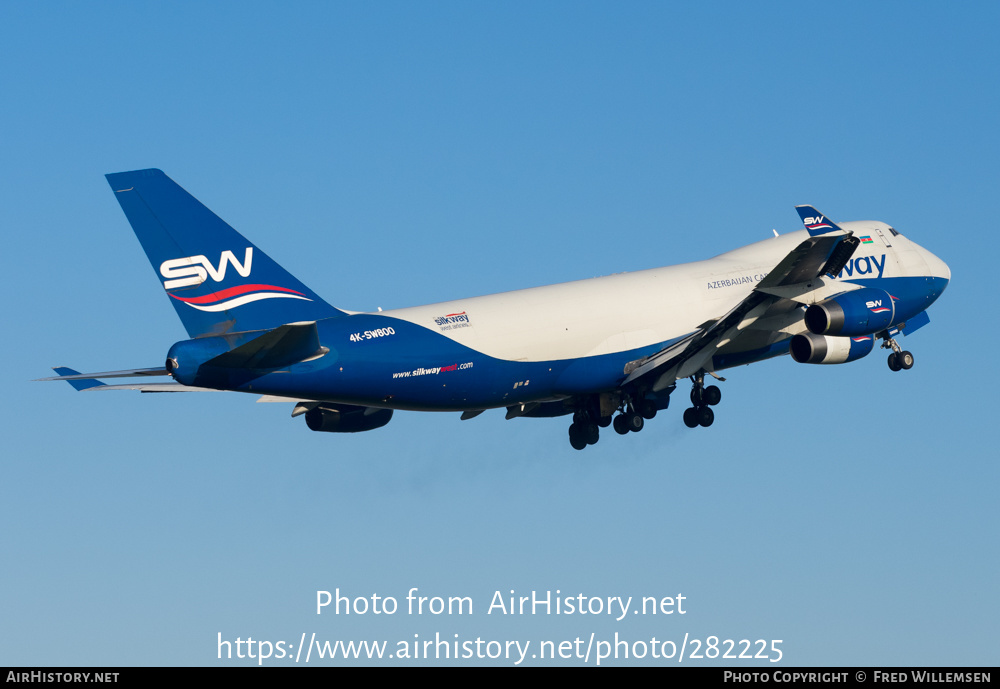 Aircraft Photo of 4K-SW800 | Boeing 747-4R7F/SCD | SilkWay Azerbaijan Cargo | AirHistory.net #282225