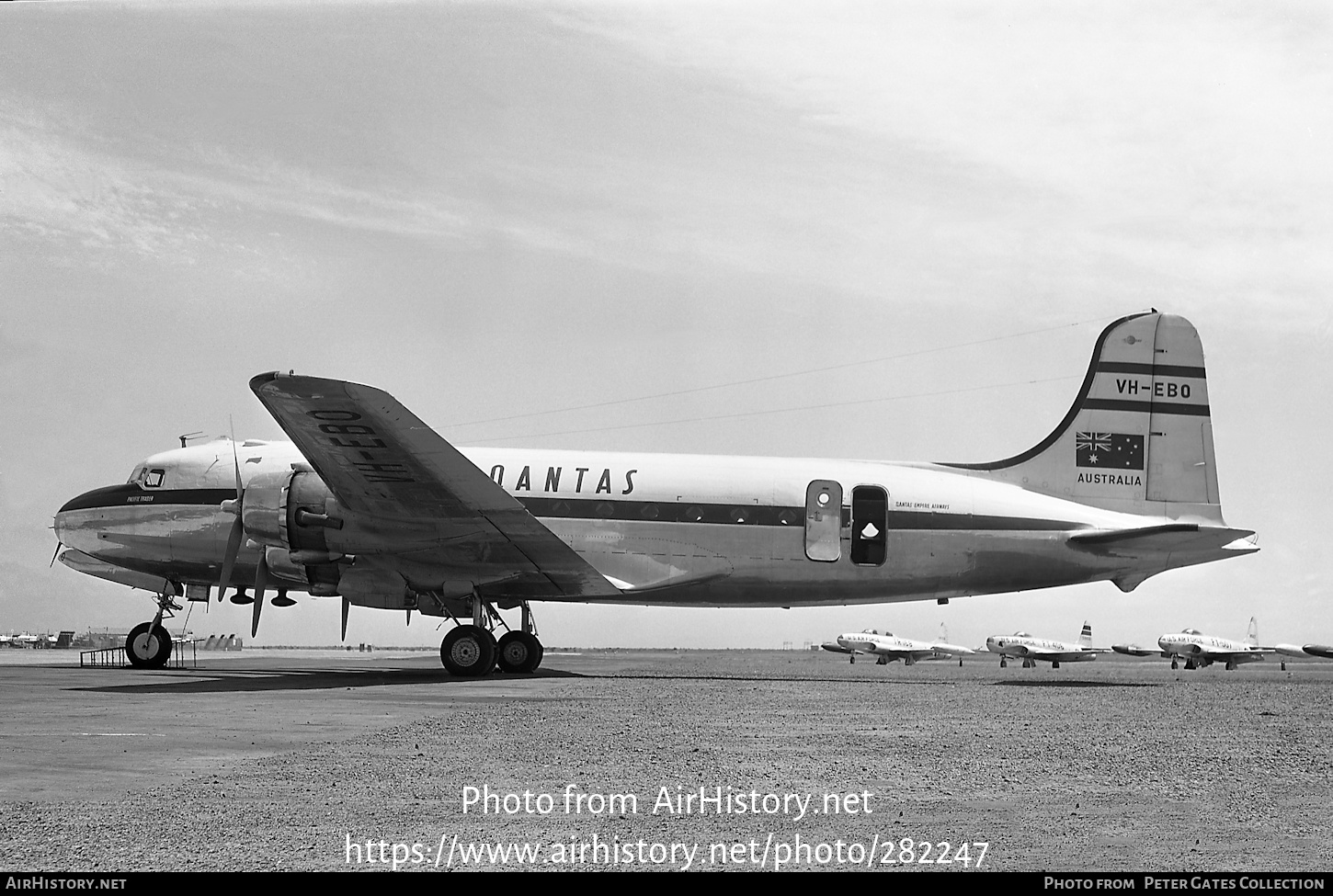 Aircraft Photo of VH-EBO | Douglas C-54B Skymaster | Qantas | AirHistory.net #282247