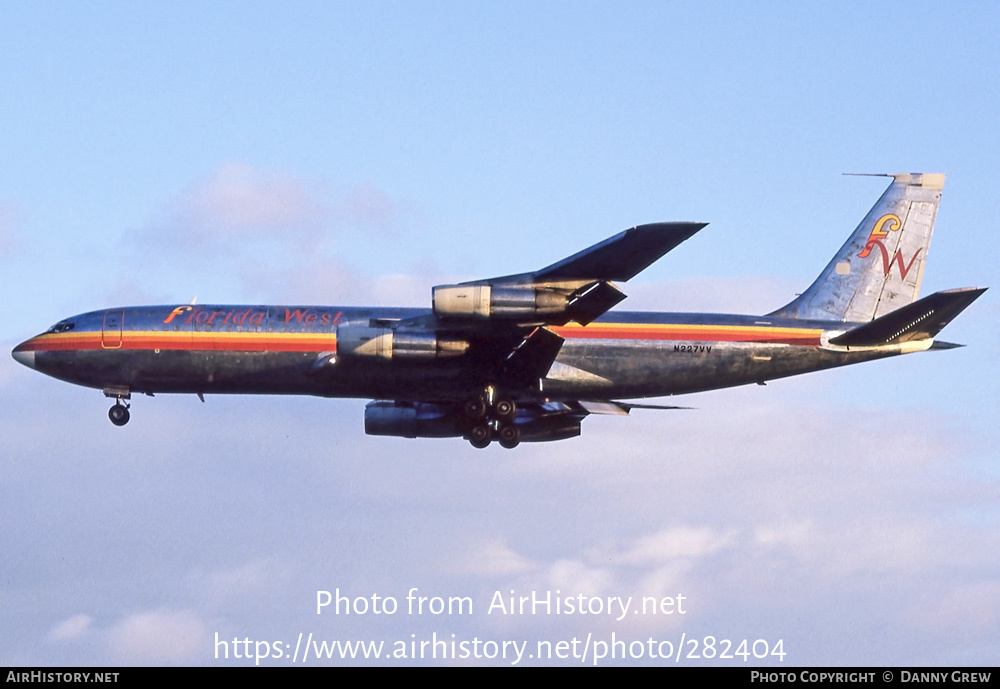 Aircraft Photo of N227VV | Boeing 707-331C | Florida West Airlines | AirHistory.net #282404