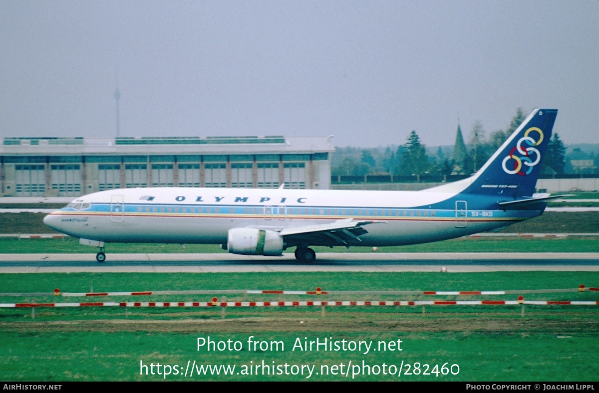 Aircraft Photo of SX-BKD | Boeing 737-484 | Olympic | AirHistory.net #282460