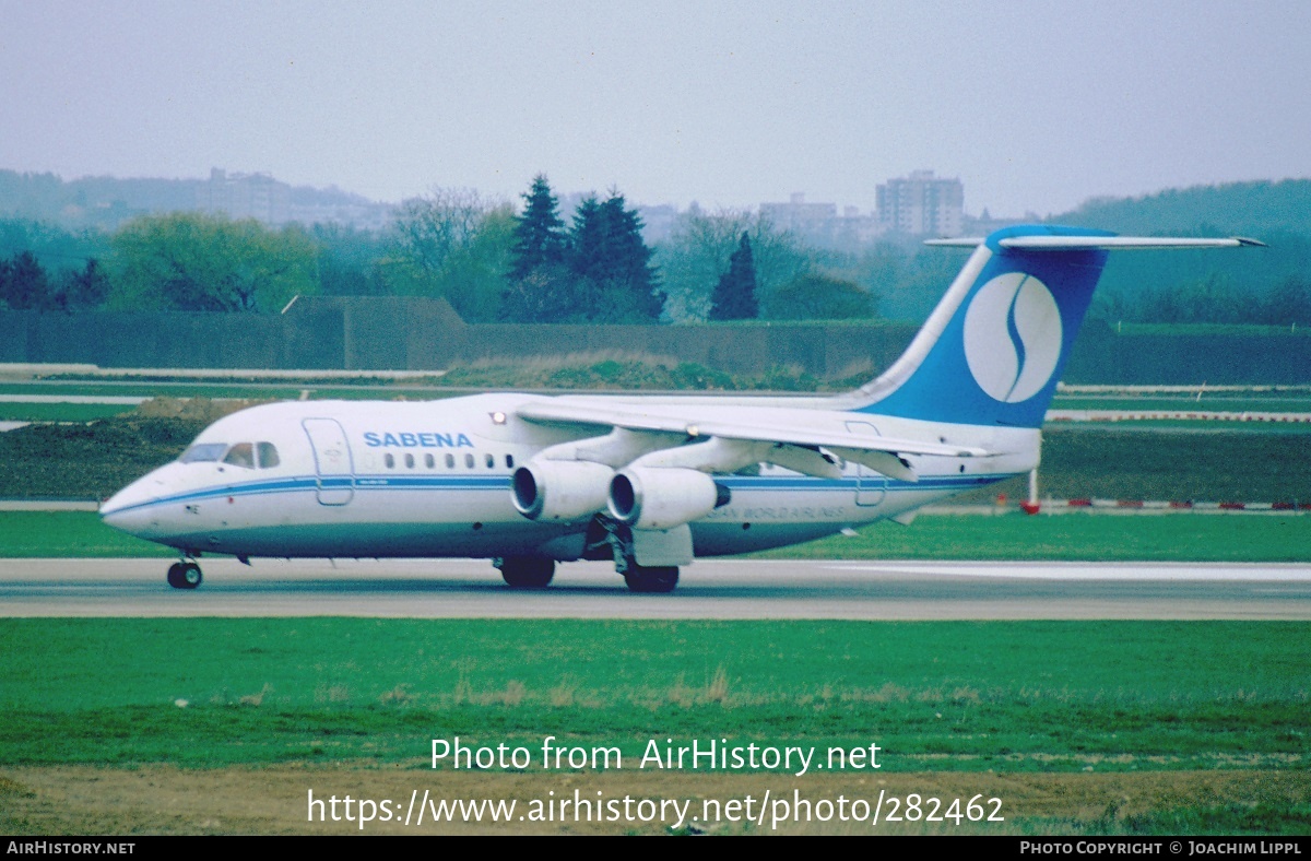 Aircraft Photo of OO-MJE | British Aerospace BAe-146-200 | Sabena | AirHistory.net #282462