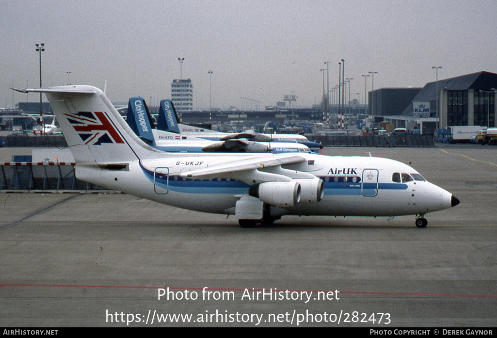 Aircraft Photo of G-UKJF | British Aerospace BAe-146-100 | Air UK | AirHistory.net #282473