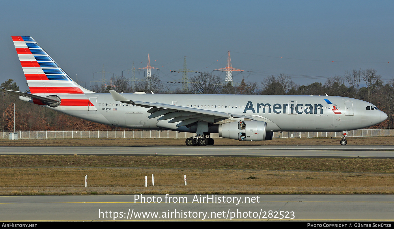 Aircraft Photo of N287AY | Airbus A330-243 | American Airlines | AirHistory.net #282523