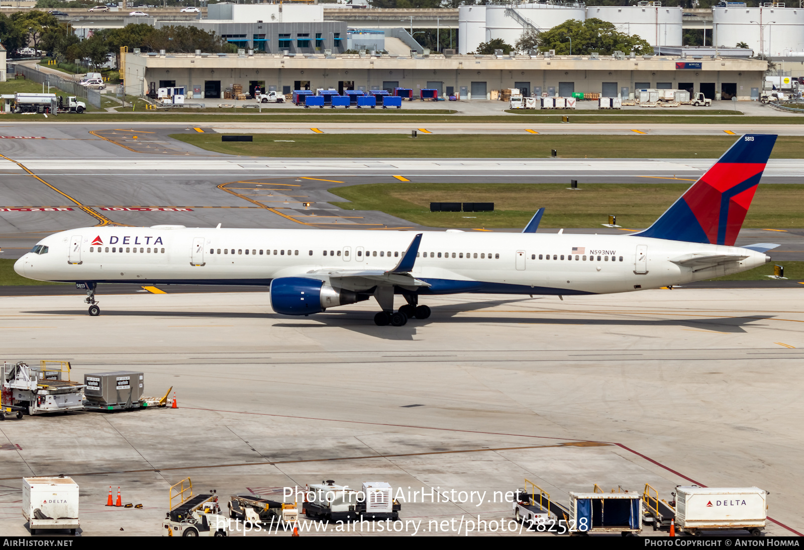 Aircraft Photo of N593NW | Boeing 757-351 | Delta Air Lines | AirHistory.net #282528