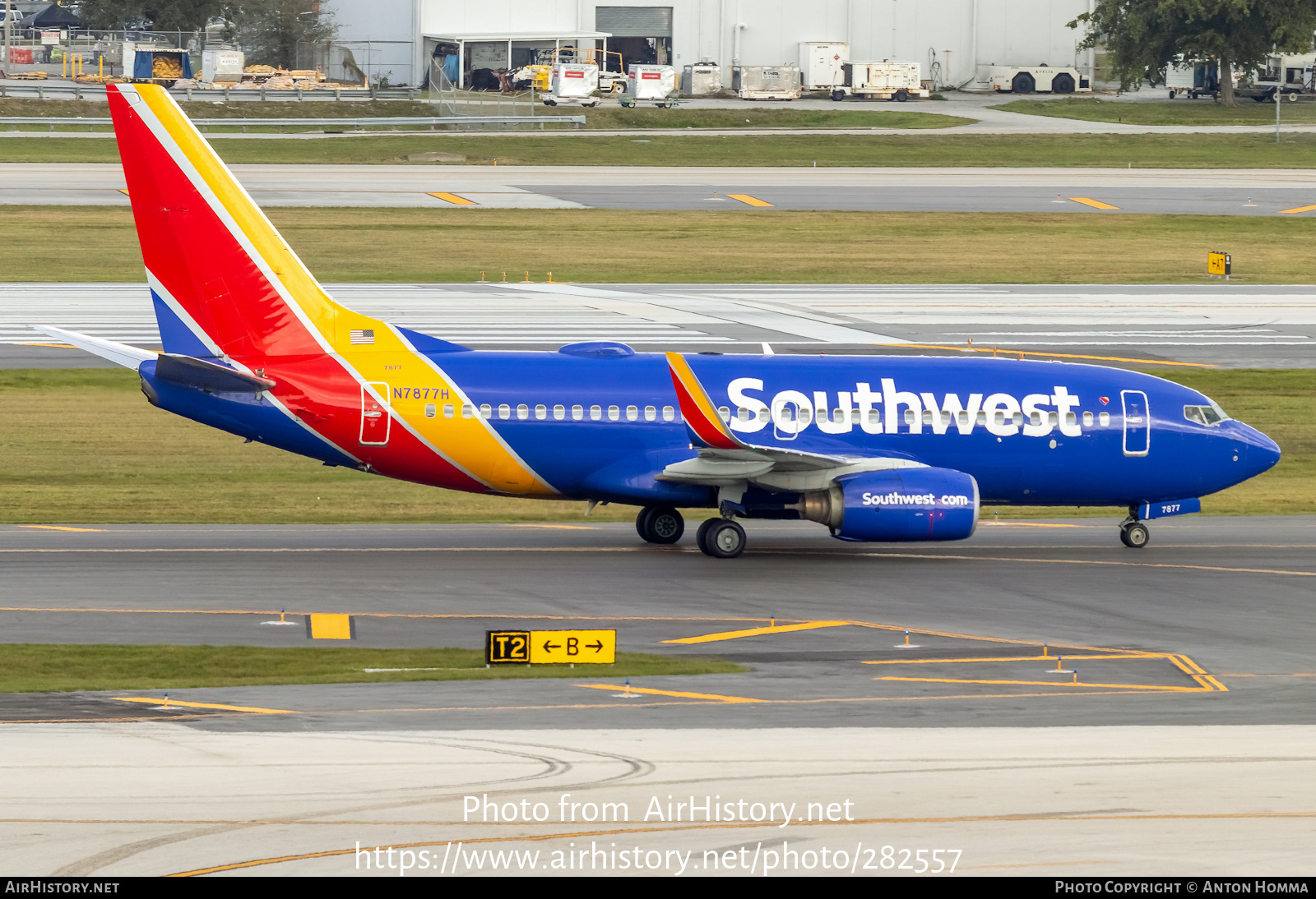 Aircraft Photo of N7877H | Boeing 737-7Q8 | Southwest Airlines | AirHistory.net #282557