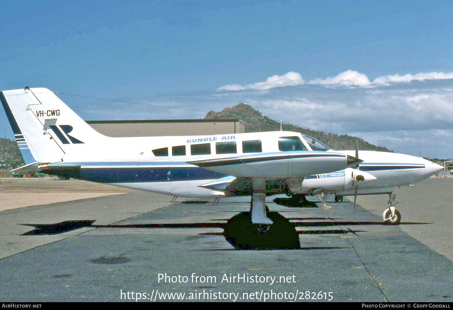 Aircraft Photo of VH-CWG | Cessna 402B Utililiner | Rundle Air Service | AirHistory.net #282615