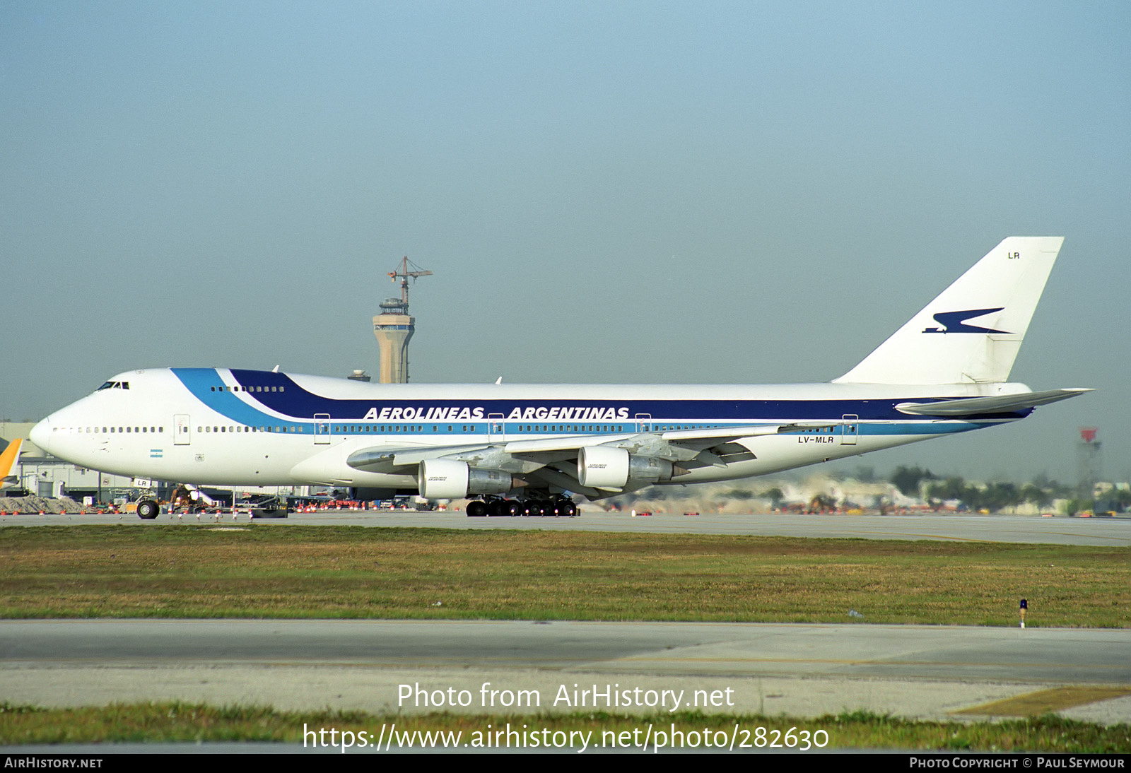 Aircraft Photo of LV-MLR | Boeing 747-287B | Aerolíneas Argentinas | AirHistory.net #282630