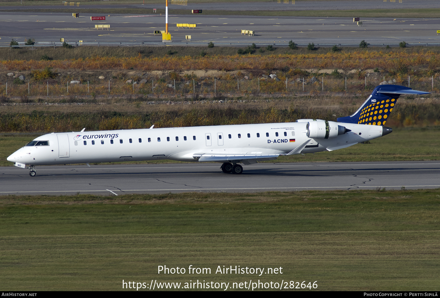 Aircraft Photo of D-ACND | Bombardier CRJ-900LR (CL-600-2D24) | Eurowings | AirHistory.net #282646