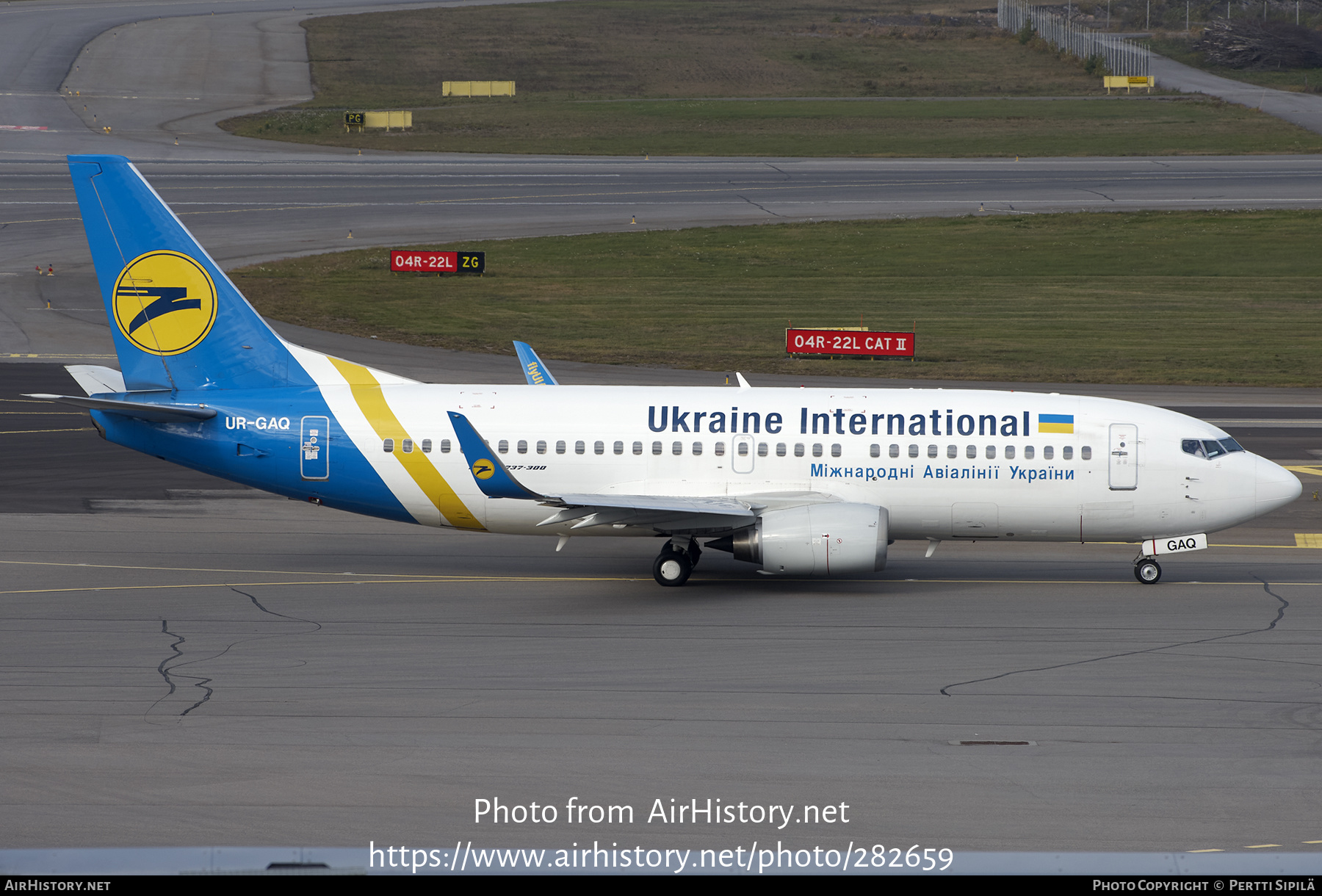 Aircraft Photo of UR-GAQ | Boeing 737-33R | Ukraine International Airlines | AirHistory.net #282659