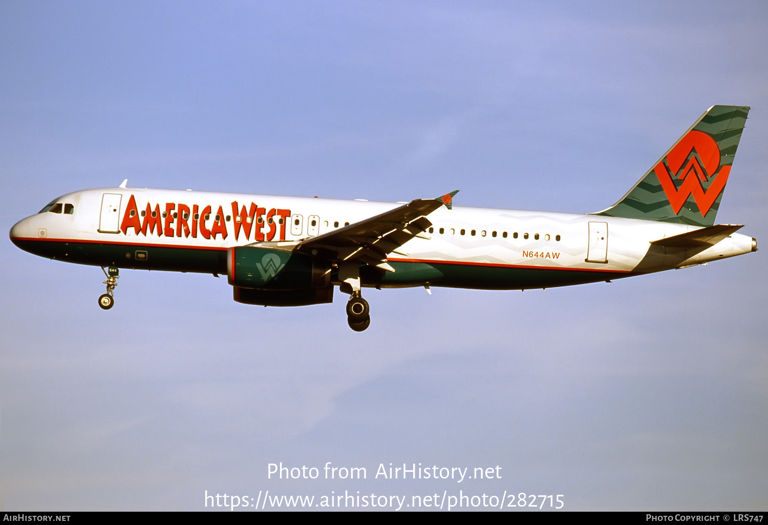 Aircraft Photo of N644AW | Airbus A320-231 | America West Airlines | AirHistory.net #282715