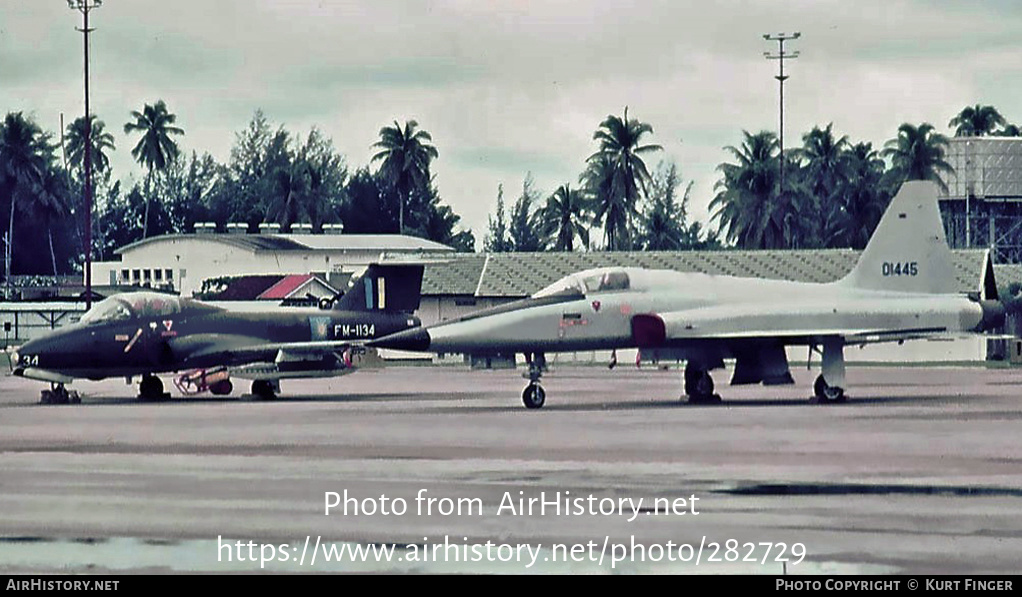 Aircraft Photo of 74-1445 / 01445 | Northrop F-5E Tiger II | AirHistory.net #282729