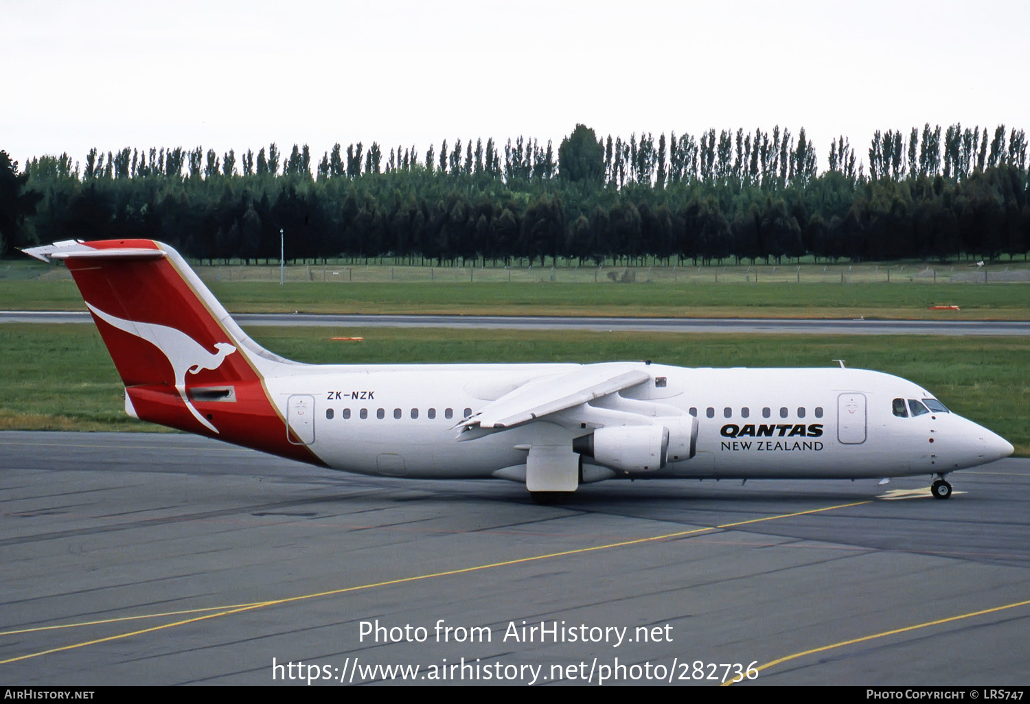 Aircraft Photo of ZK-NZK | British Aerospace BAe-146-300 | Qantas New Zealand | AirHistory.net #282736