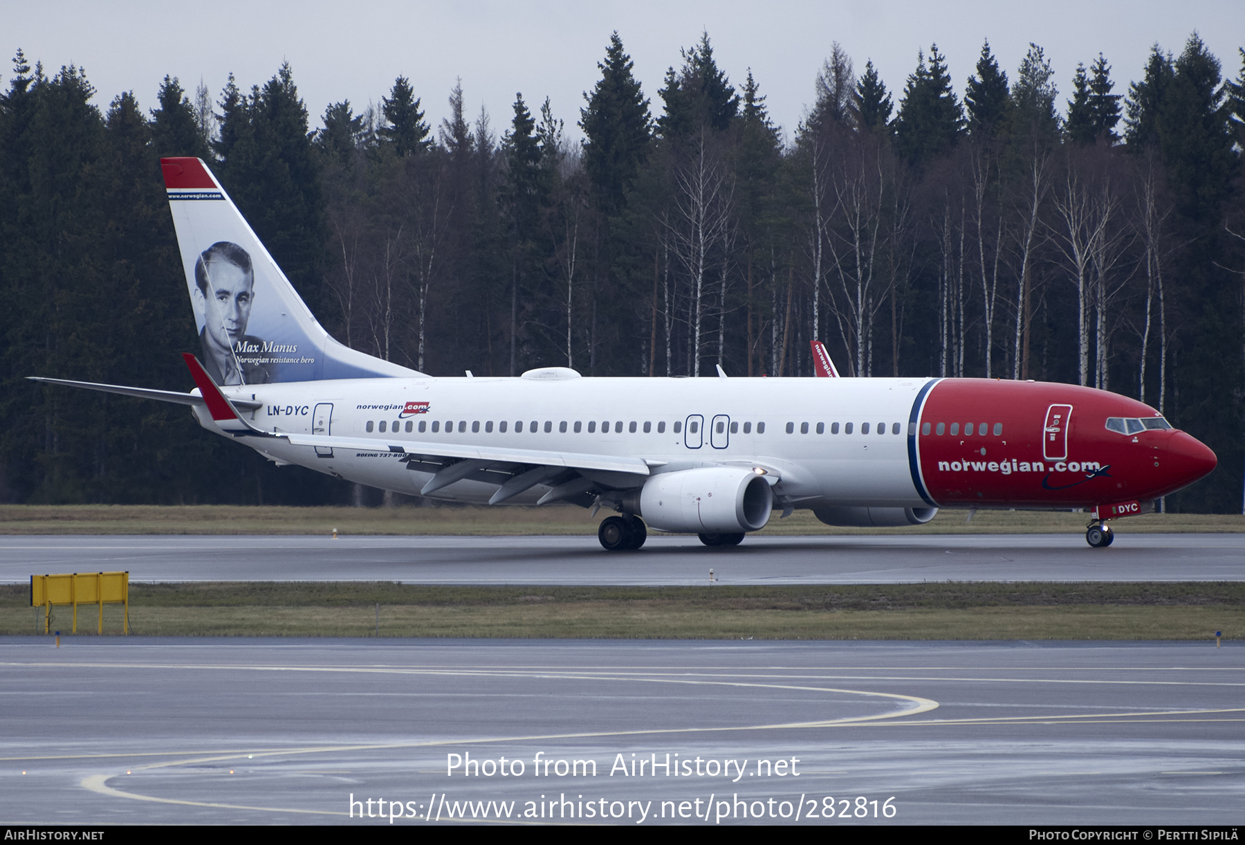 Aircraft Photo of LN-DYC | Boeing 737-8JP | Norwegian | AirHistory.net #282816