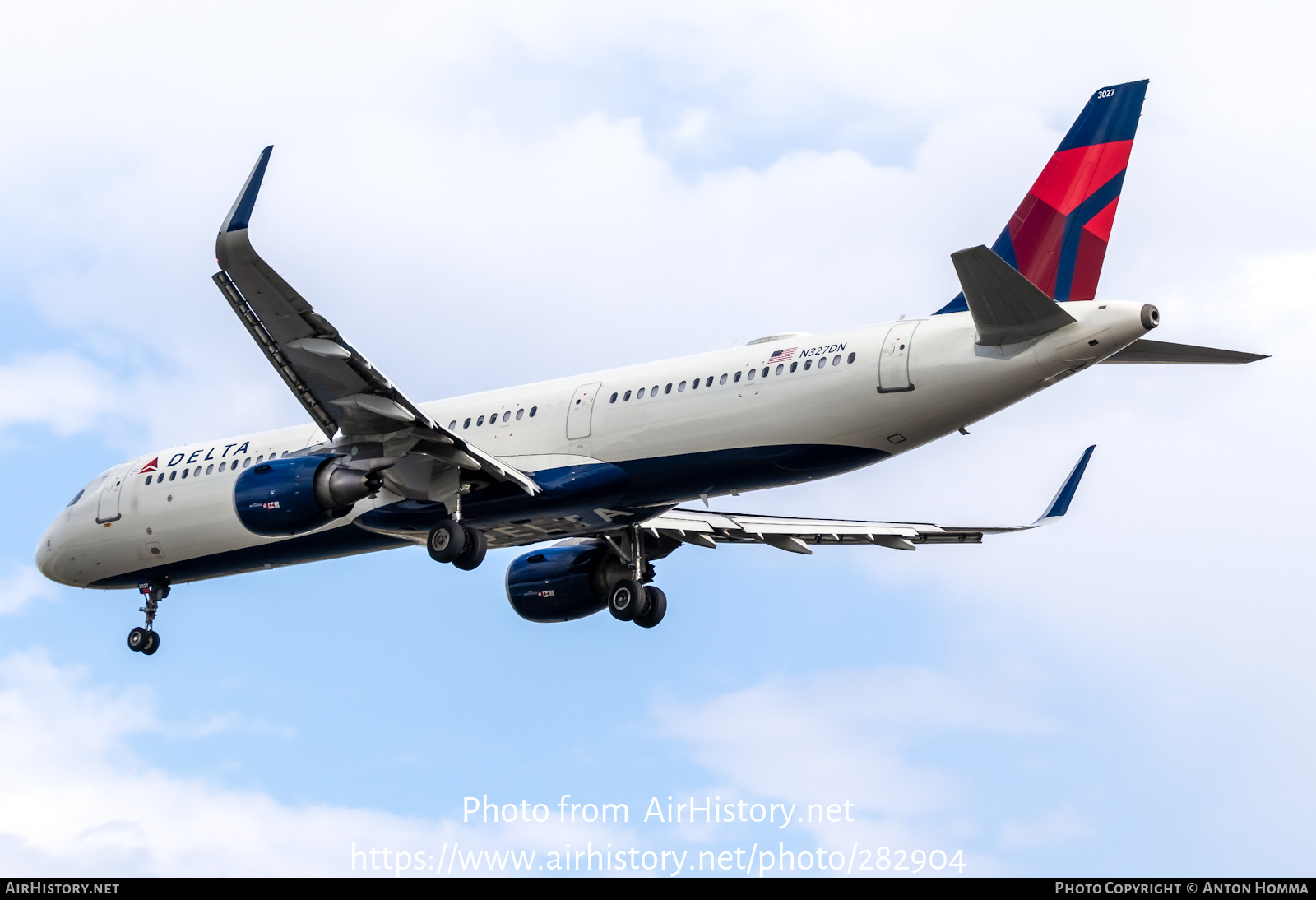 Aircraft Photo of N327DN | Airbus A321-211 | Delta Air Lines ...