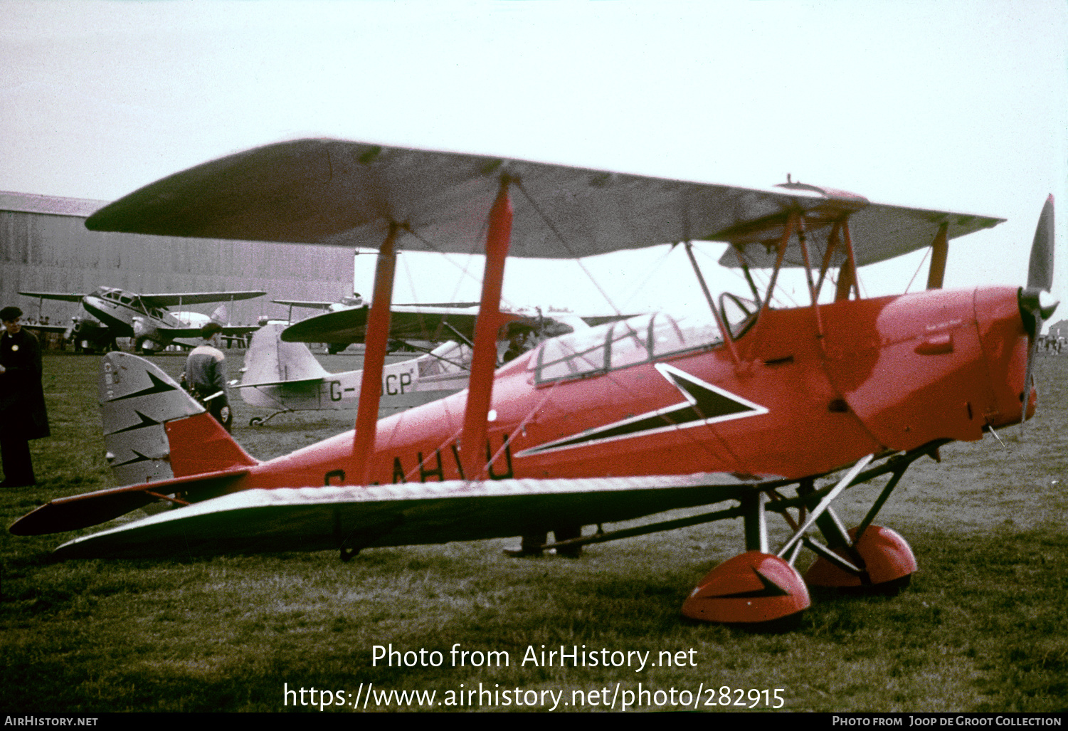 Aircraft Photo of G-AHVU | De Havilland D.H. 82A Tiger Moth II | AirHistory.net #282915