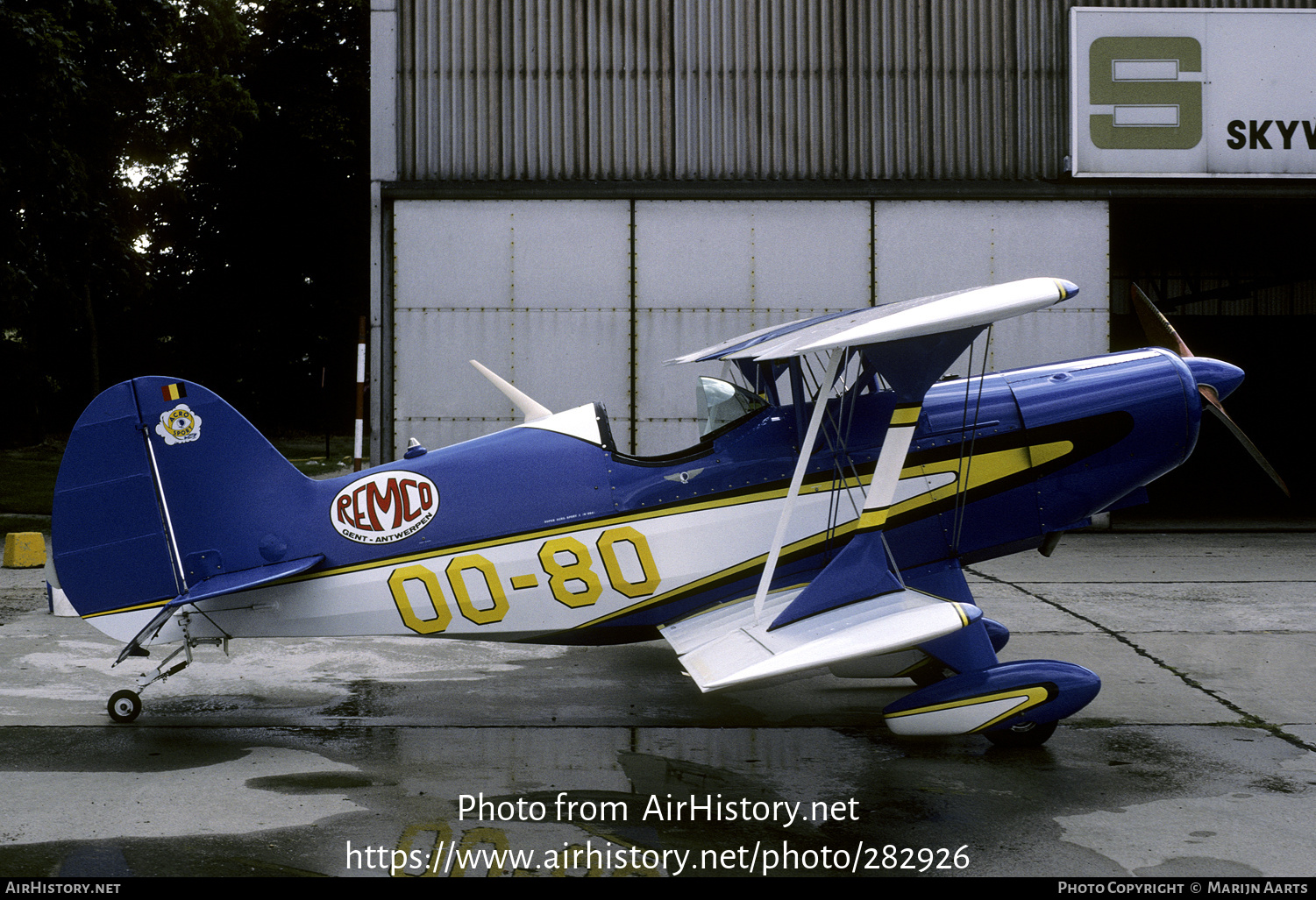 Aircraft Photo of OO-80 | EAA Super Acro Sport | AirHistory.net #282926