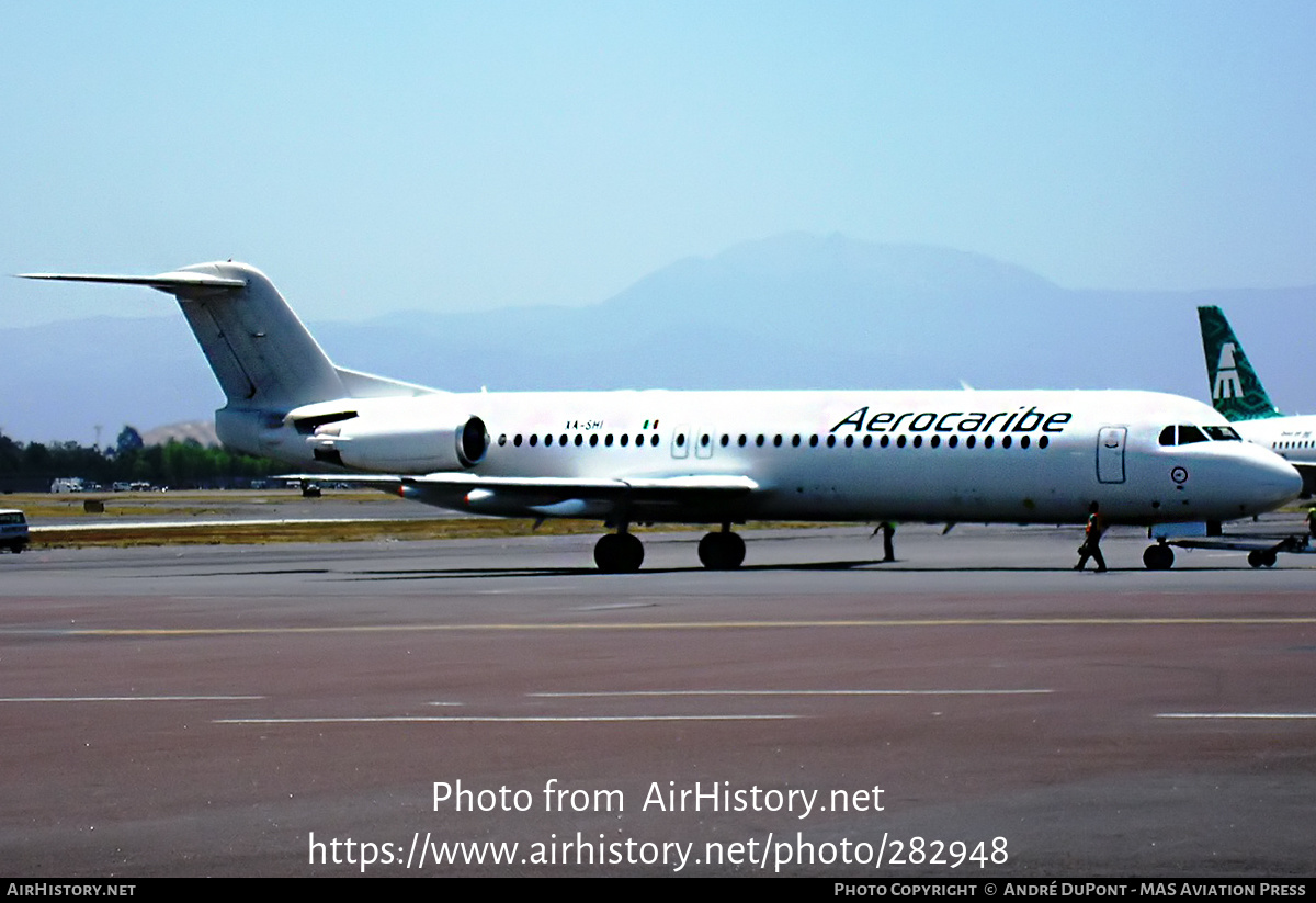 Aircraft Photo of XA-SHI | Fokker 100 (F28-0100) | Aerocaribe | AirHistory.net #282948