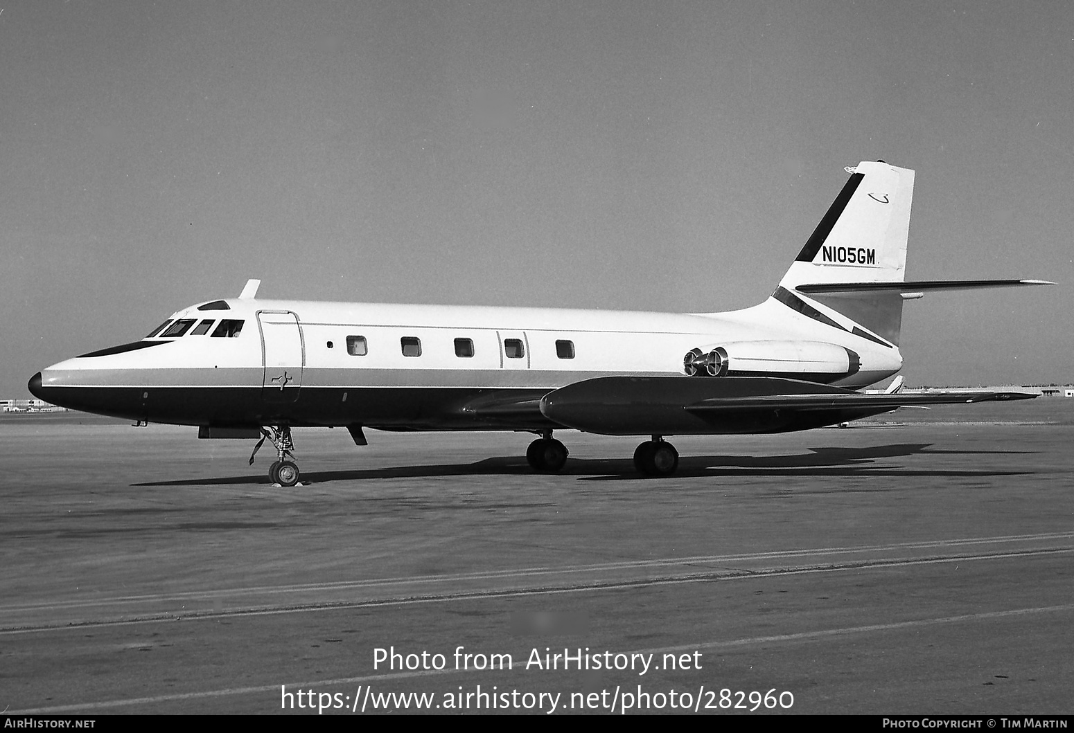 Aircraft Photo of N105GM | Lockheed L-1329 JetStar 6 | AirHistory.net #282960