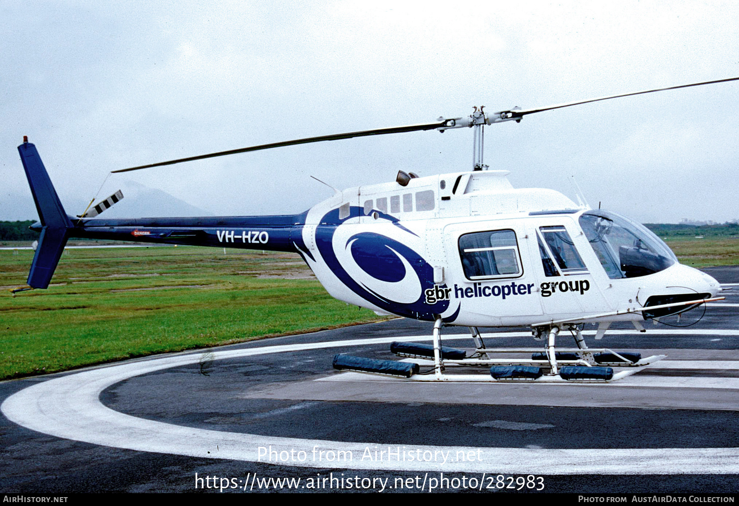 Aircraft Photo of VH-HZO | Bell 206B-3 JetRanger III | GBR Helicopter Group | AirHistory.net #282983