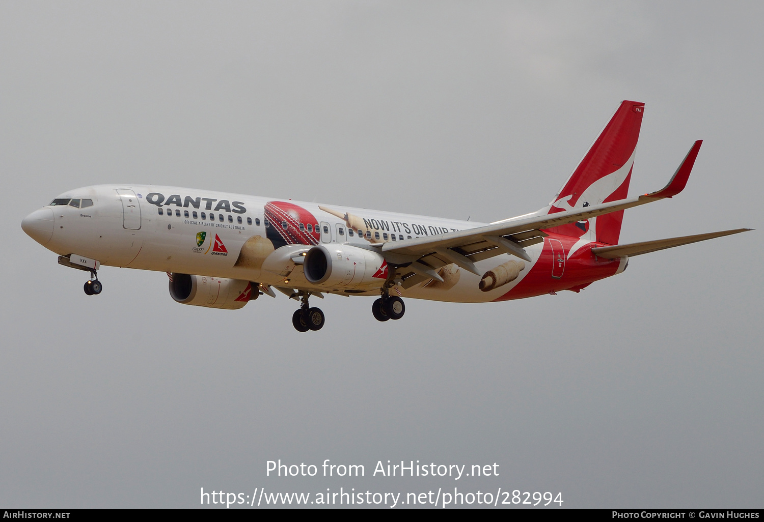 Aircraft Photo of VH-VXA | Boeing 737-838 | Qantas | AirHistory.net #282994