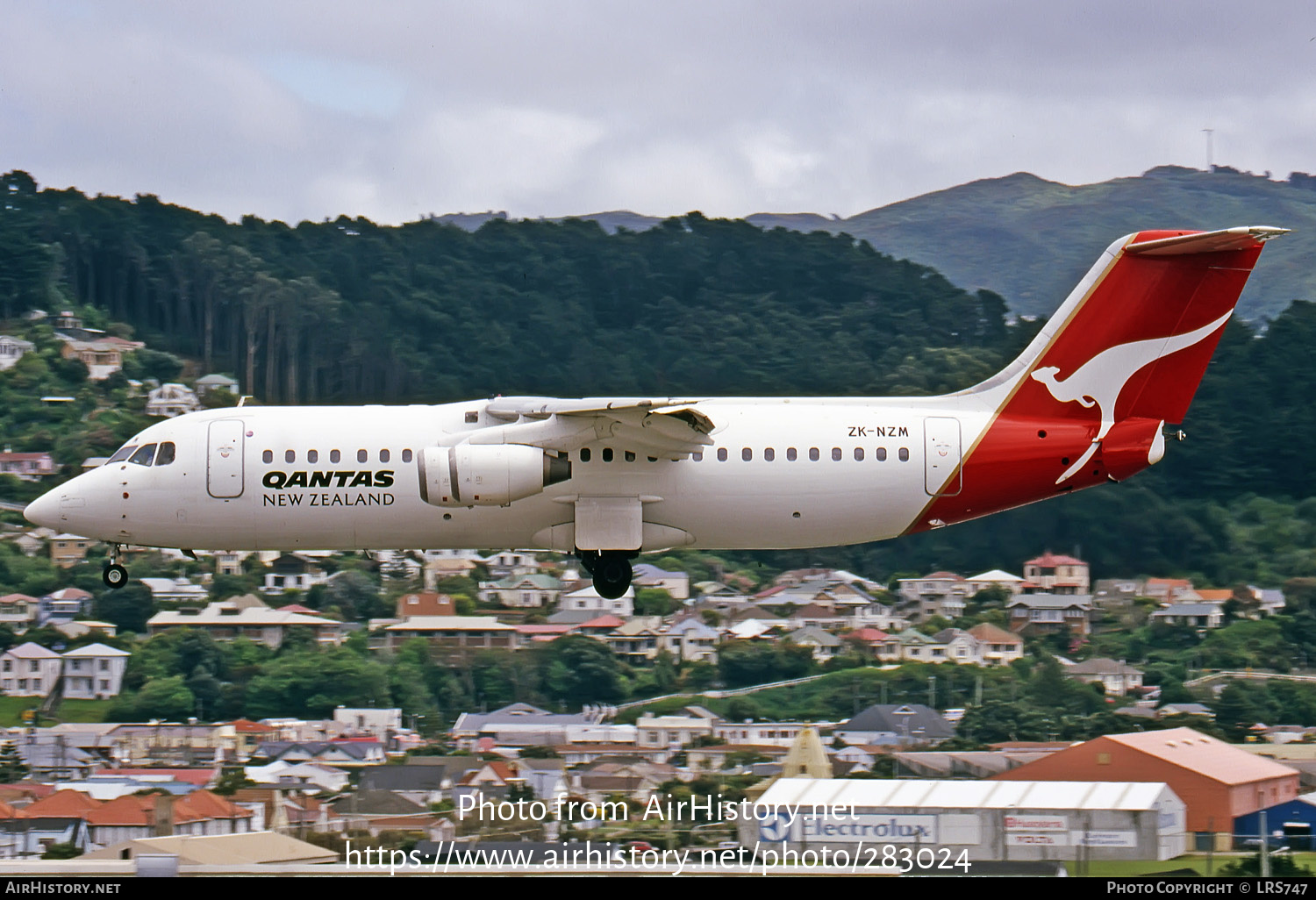 Aircraft Photo of ZK-NZM | British Aerospace BAe-146-300 | Qantas New Zealand | AirHistory.net #283024