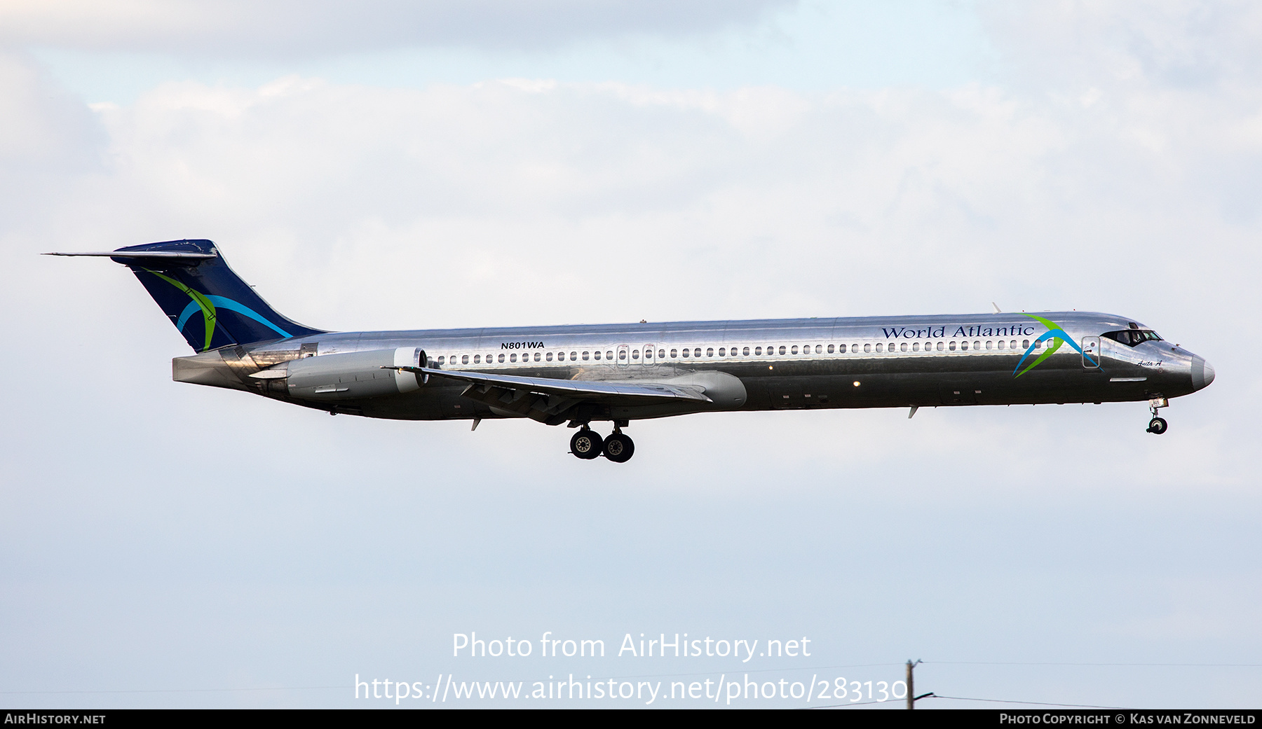 Aircraft Photo of N801WA | McDonnell Douglas MD-83 (DC-9-83) | World Atlantic Airlines | AirHistory.net #283130