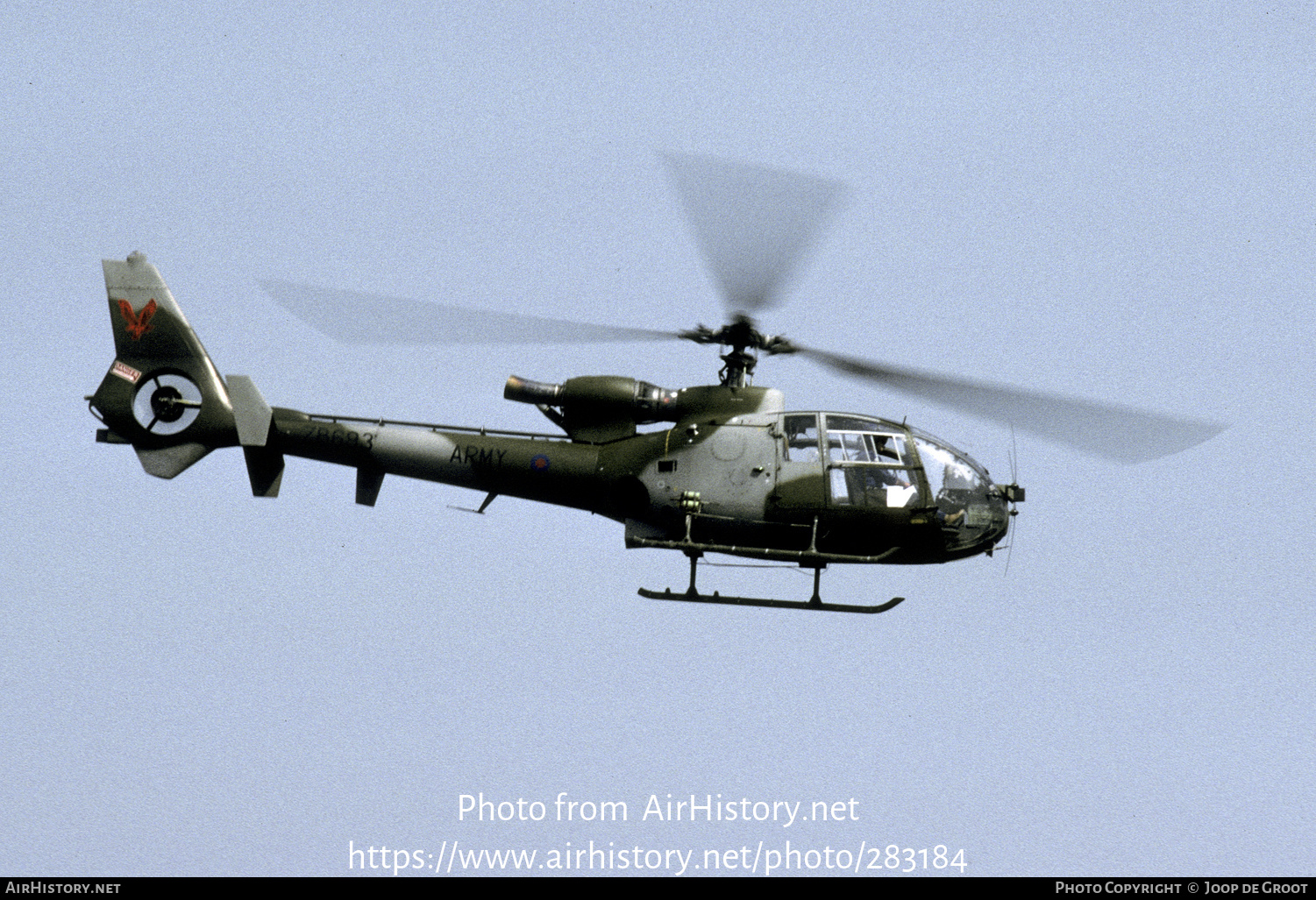 Aircraft Photo of ZB693 | Aerospatiale SA-341B Gazelle AH1 | UK - Army | AirHistory.net #283184