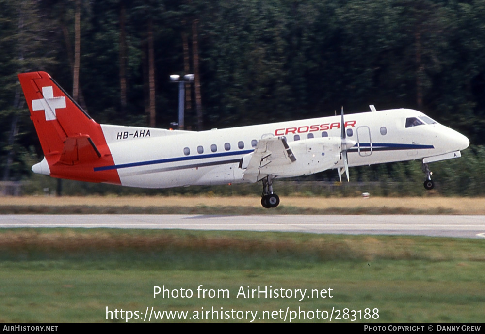 Aircraft Photo of HB-AHA | Saab-Fairchild SF-340A | Crossair | AirHistory.net #283188