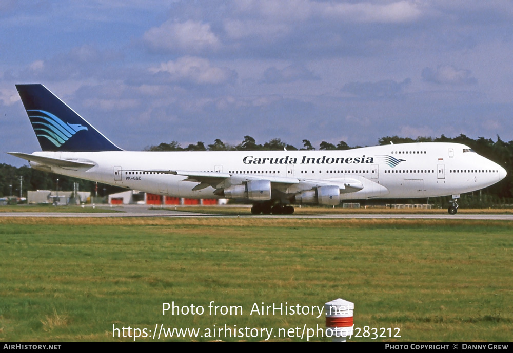 Aircraft Photo of PK-GSC | Boeing 747-2U3B | Garuda Indonesia | AirHistory.net #283212