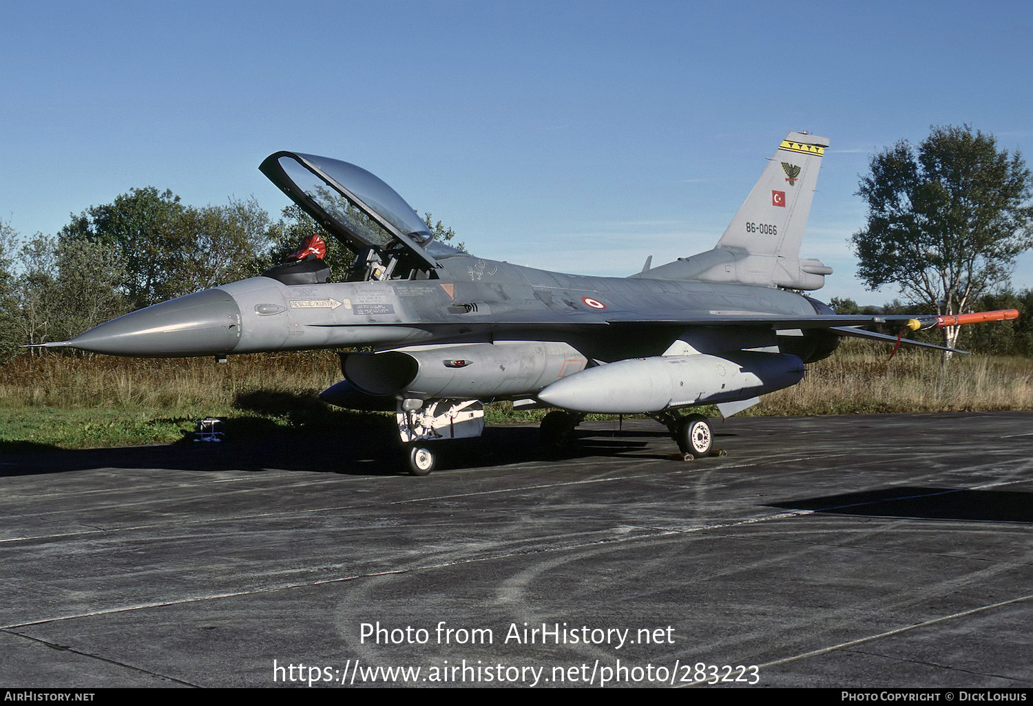 Aircraft Photo of 86-0066 | General Dynamics F-16C Fighting Falcon | Turkey - Air Force | AirHistory.net #283223