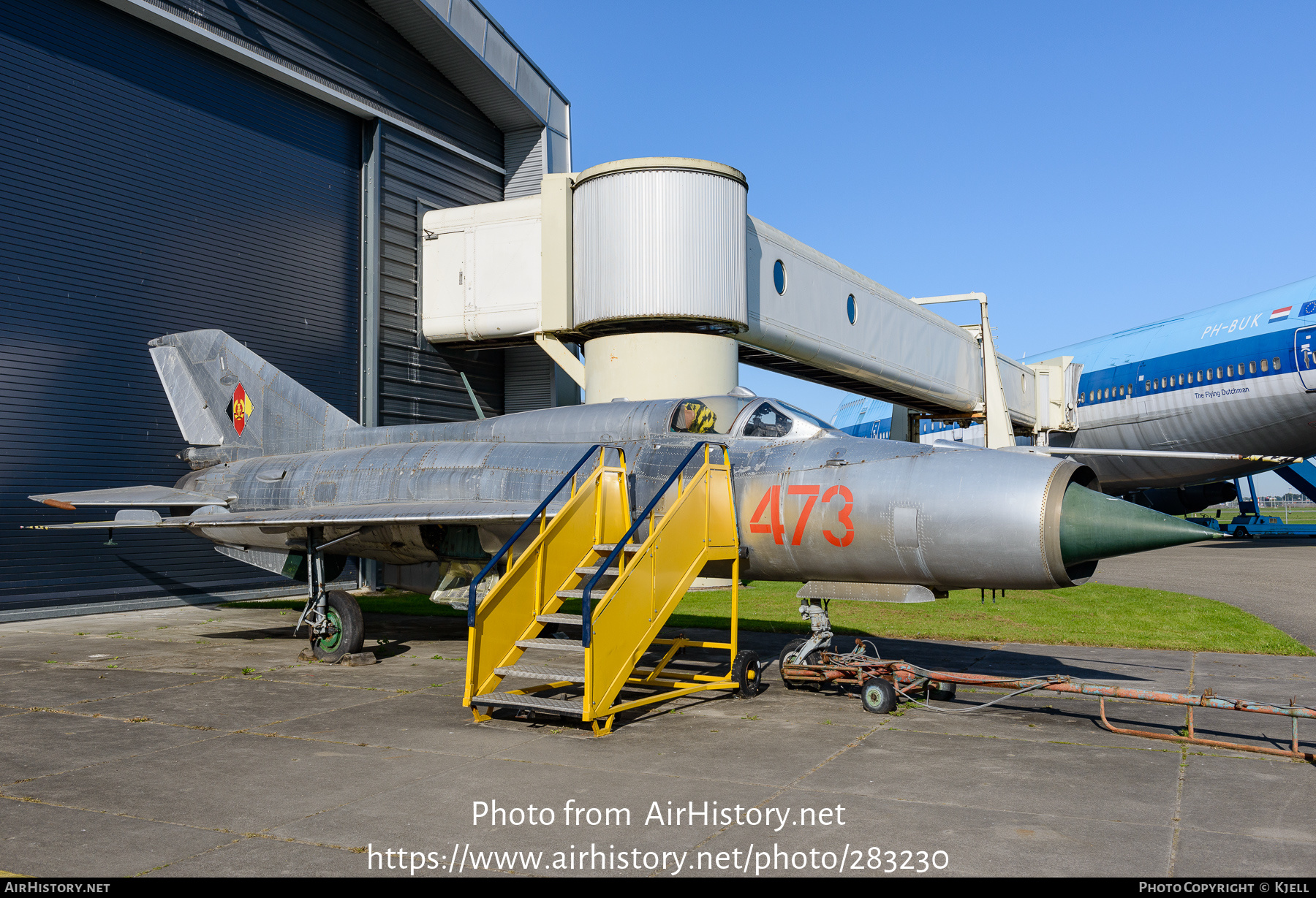 Aircraft Photo of 473 | Mikoyan-Gurevich MiG-21SPS-K | East Germany - Air Force | AirHistory.net #283230