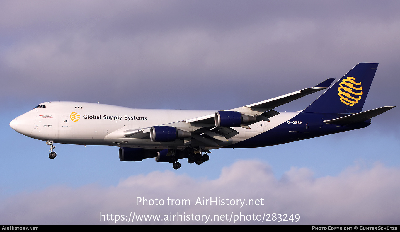 Aircraft Photo of G-GSSB | Boeing 747-47UF/SCD | Global Supply Systems | AirHistory.net #283249