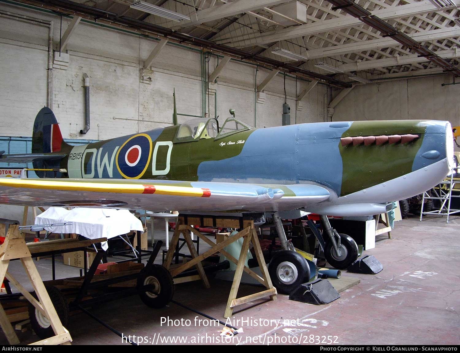 Aircraft Photo of RB159 | Supermarine Spitfire Mk XVI | UK - Air Force | AirHistory.net #283252