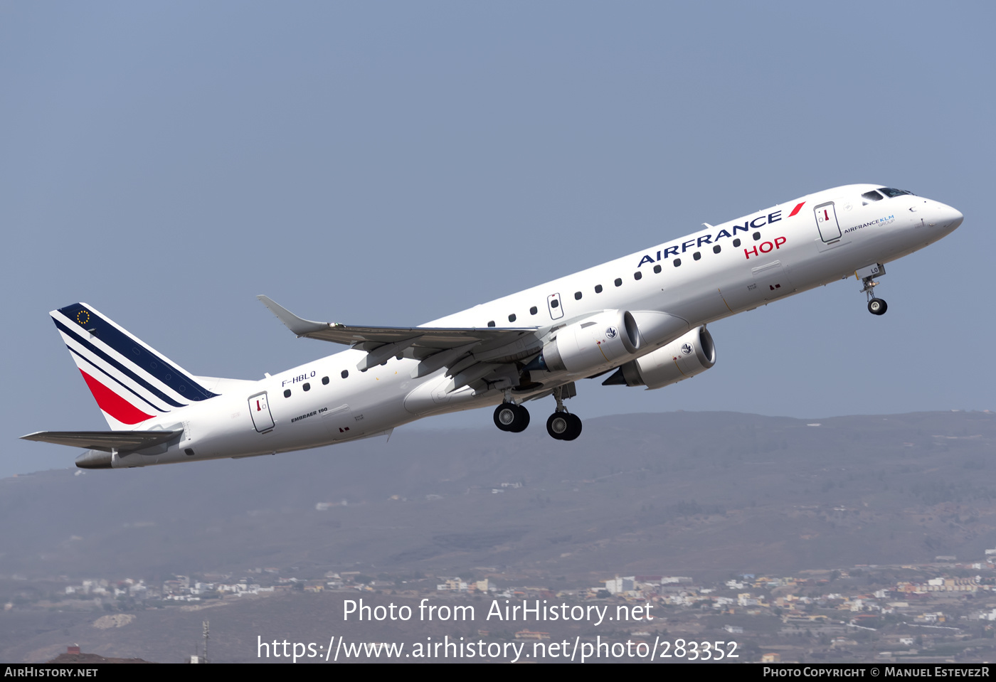 Aircraft Photo of F-HBLQ | Embraer 190STD (ERJ-190-100STD) | Air France | AirHistory.net #283352