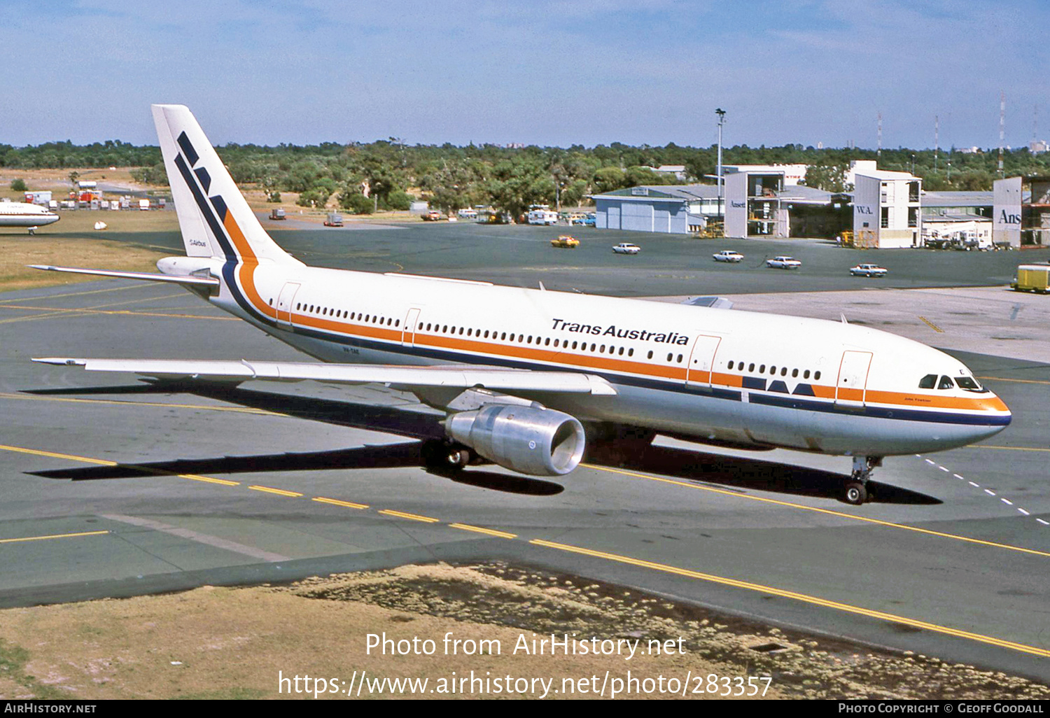 Aircraft Photo of VH-TAE | Airbus A300B4-203 | Trans-Australia Airlines - TAA | AirHistory.net #283357