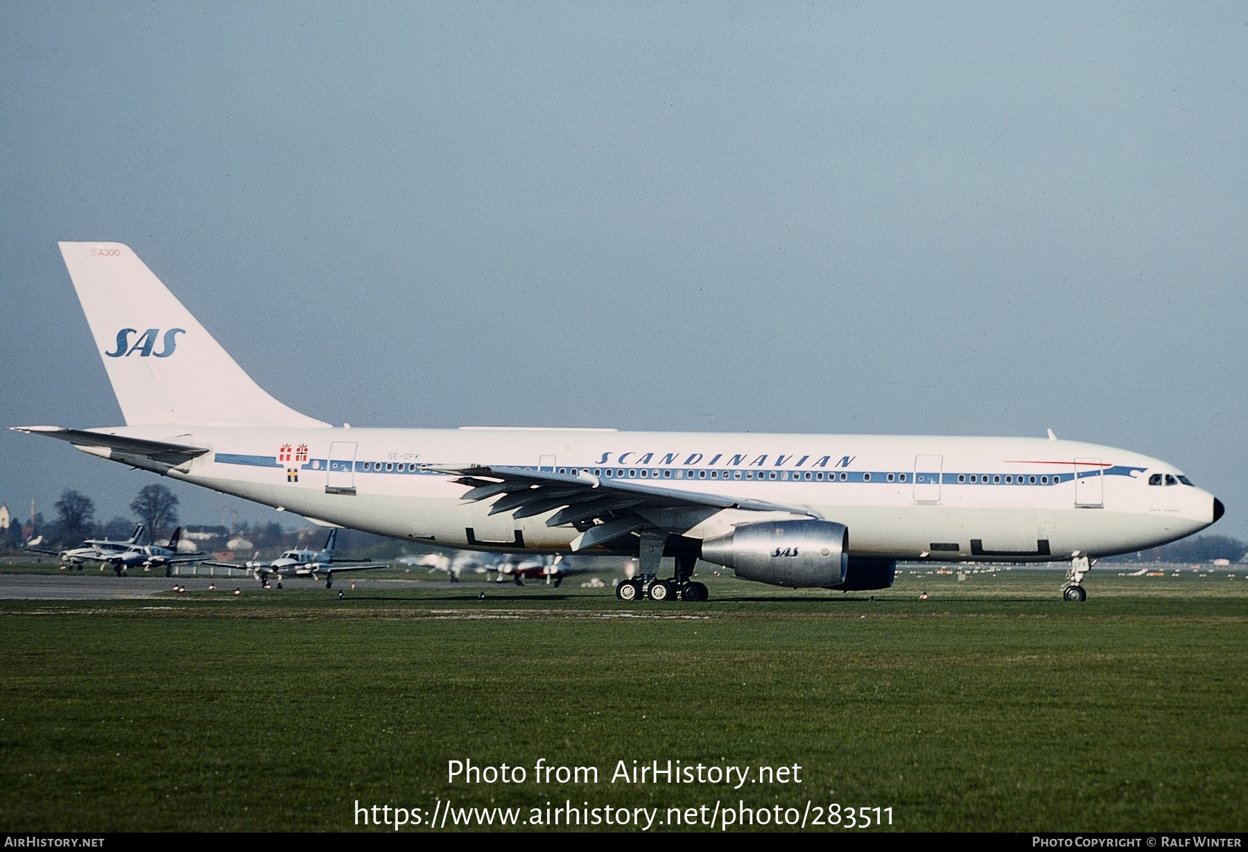 Aircraft Photo of SE-DFK | Airbus A300B2-320 | Scandinavian Airlines - SAS | AirHistory.net #283511