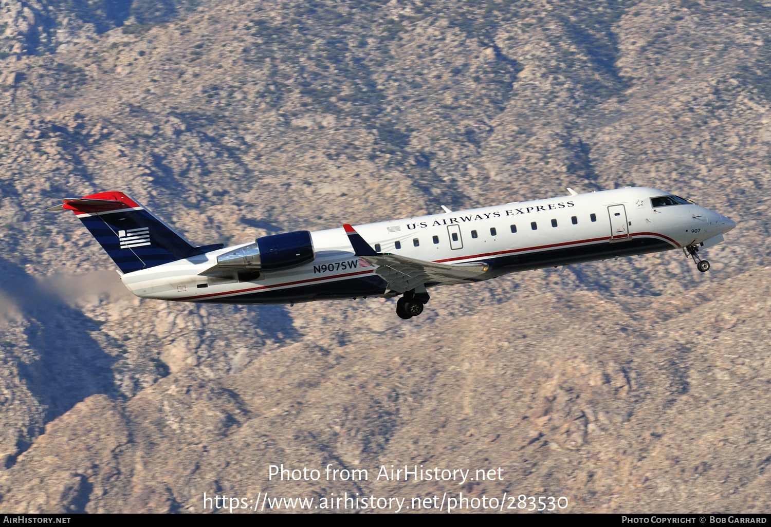 Aircraft Photo of N907SW | Bombardier CRJ-200 (CL-600-2B19) | US Airways Express | AirHistory.net #283530