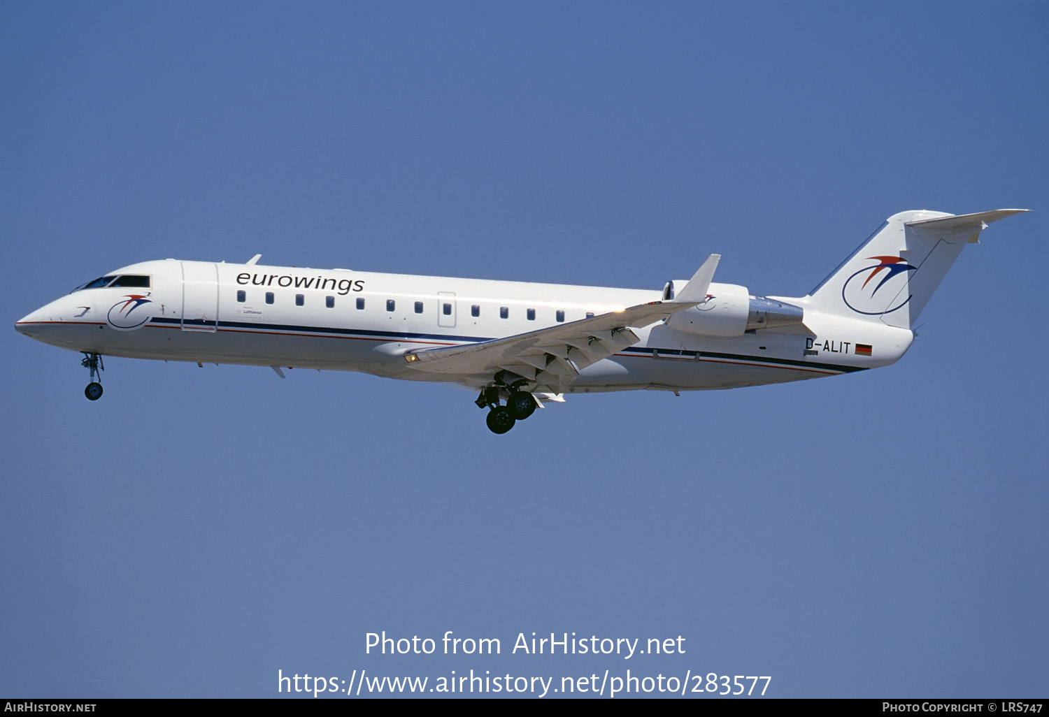 Aircraft Photo of D-ALIT | Bombardier CRJ-100ER (CL-600-2B19) | Eurowings | AirHistory.net #283577