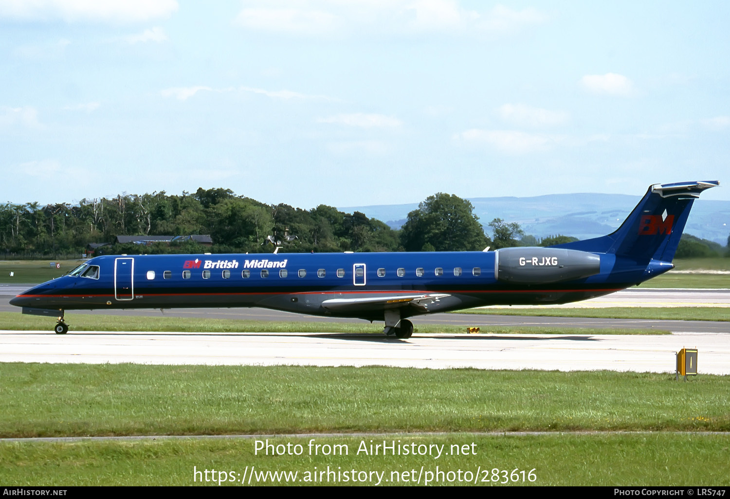 Aircraft Photo of G-RJXG | Embraer ERJ-145EP (EMB-145EP) | British Midland Airways - BMA | AirHistory.net #283616