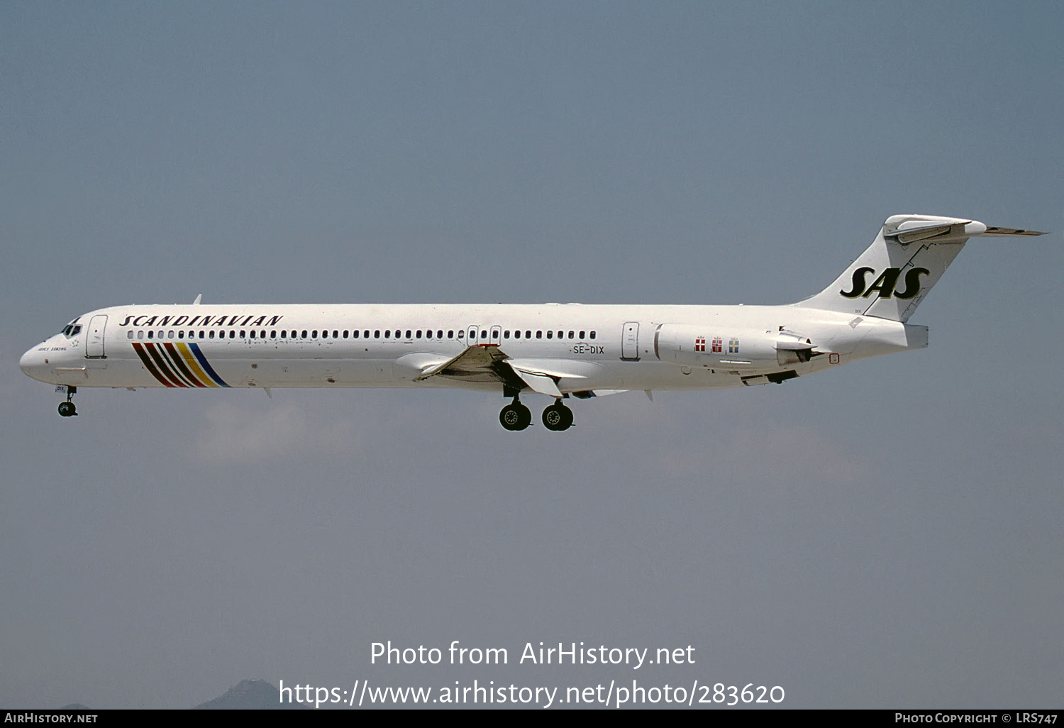 Aircraft Photo of SE-DIX | McDonnell Douglas MD-81 (DC-9-81) | Scandinavian Airlines - SAS | AirHistory.net #283620