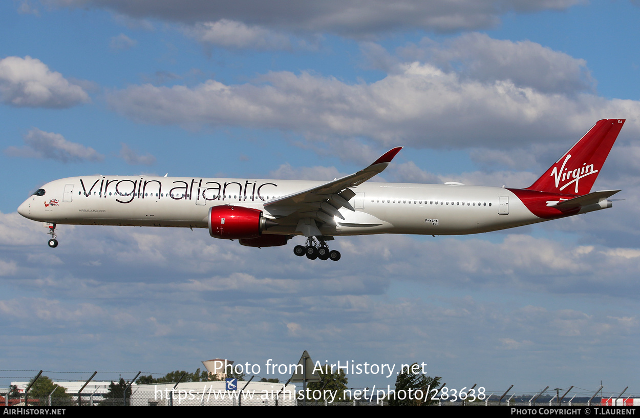 Aircraft Photo of F-WZNA | Airbus A350-1041 | Virgin Atlantic Airways | AirHistory.net #283638