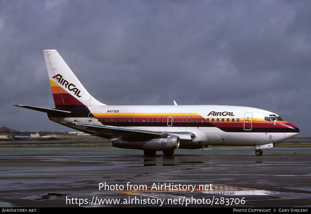 Aircraft Photo of N471GB | Boeing 737-159 | AirCal | AirHistory.net #283706