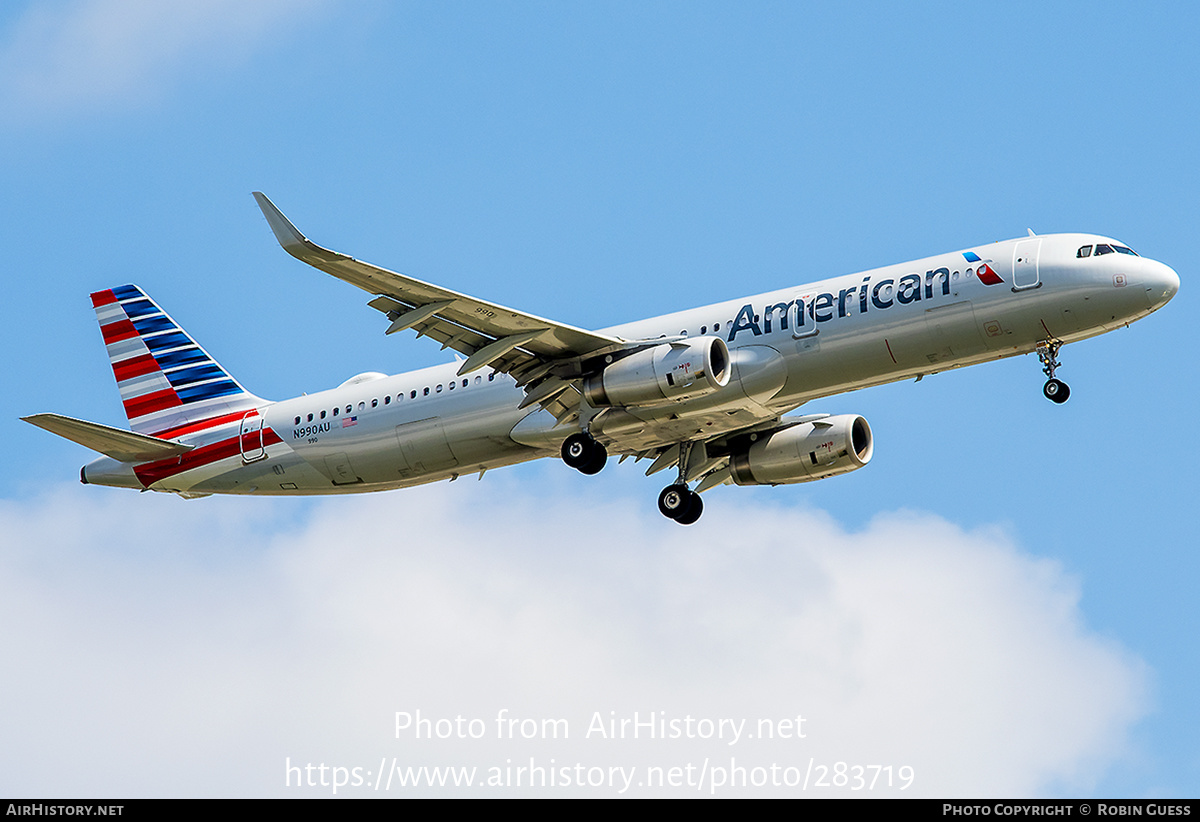 Aircraft Photo of N990AU | Airbus A321-231 | American Airlines | AirHistory.net #283719