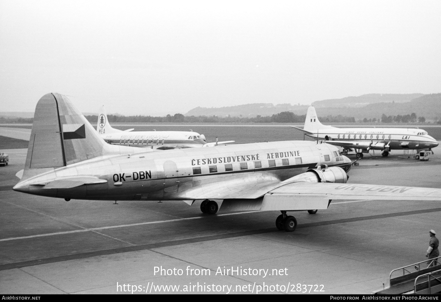 Aircraft Photo of OK-DBN | Ilyushin Il-12B | ČSA - Československé Aerolinie - Czechoslovak Airlines | AirHistory.net #283722