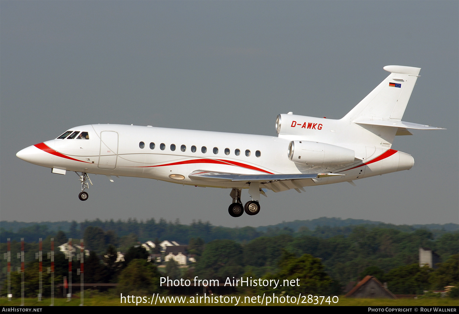 Aircraft Photo of D-AWKG | Dassault Falcon 900EX | AirHistory.net #283740