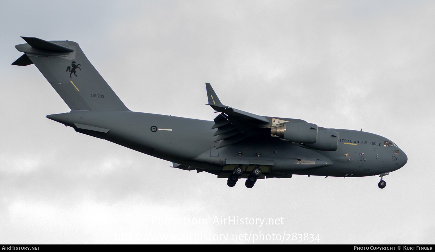 Aircraft Photo of A41-209 | Boeing C-17A Globemaster III | Australia - Air Force | AirHistory.net #283834